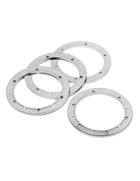 BEAD LOCK RING 6 HOLE (SILVER/47x62x2.0mm/2pcs)
