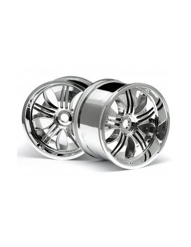 TREMOR WHEEL CHROME (115X70MM 7 INCH /2PCS