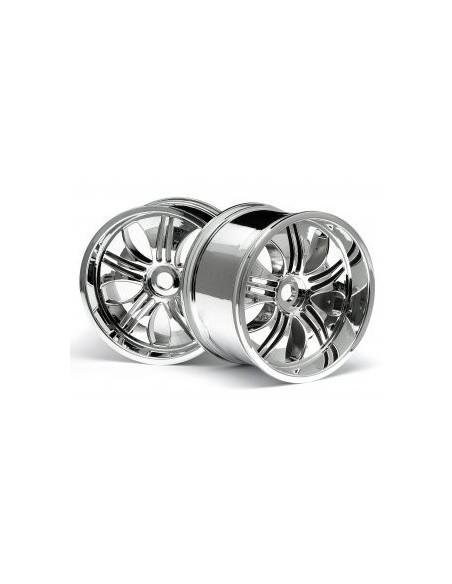 TREMOR WHEEL CHROME (115X70MM 7 INCH /2PCS