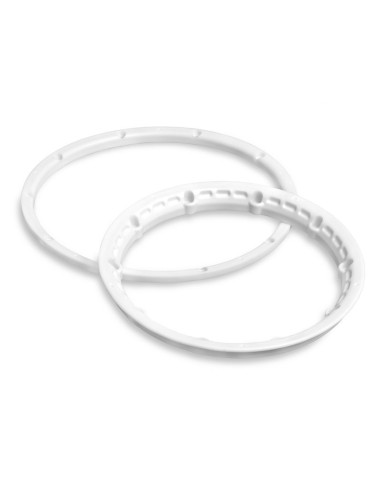 HEAVY DUTY WHEEL BEAD LOCK RINGS (WHITE/2pcs)