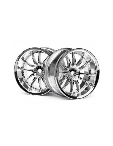 WORK XSA 02C WHEEL 26mm CHROME (6mm OFFSET)