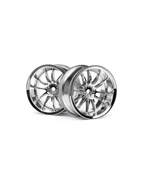 WORK XSA 02C WHEEL 26mm CHROME (6mm OFFSET)