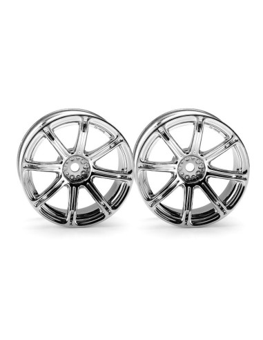 WORK EMOTION XC8 WHEEL 26mm CHROME (6mm OFFSET)