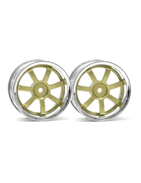 RAYS GRAM LIGHTS 57S-PRO CHROME/GOLD (3mm OFFSET)