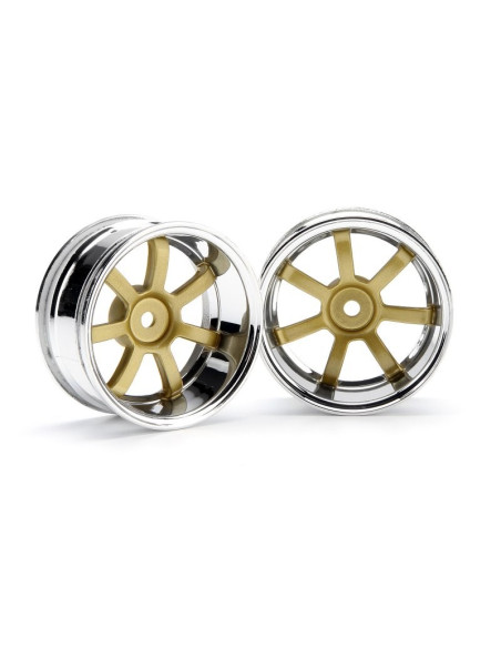 RAYS GRAM LIGHTS 57SPRO CHROME/GOLD (9mm OFFSET)
