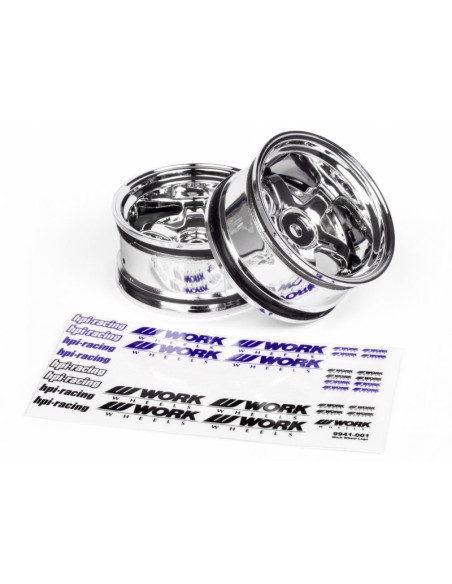 WORK MEISTER S1 WHEEL 26mm CHROME (9mm OFFSET)