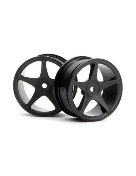 SUPER STAR WHEELS 26mm BLACK (1mm OFFSET)