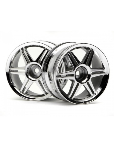 12 SPOKE CORSA WHEEL CHROME 26MM (3MM OFFSET)
