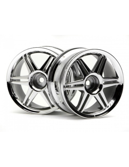12 SPOKE CORSA WHEEL CHROME 26MM (3MM OFFSET)
