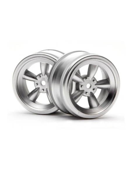 VINTAGE 5 SPOKE WHEEL 26mm MATTE CHROME 0mm OFFSET