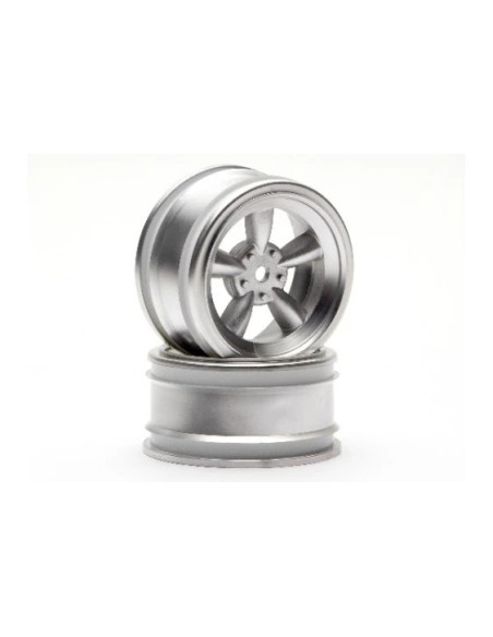 VINTAGE 5 SPOKE WHEEL 26mm MATTE CHROME 0mm OFFSET