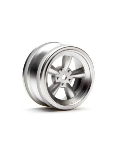 VINTAGE 5 SPOKE WHEEL 26mm MATTE CHROME 0mm OFFSET