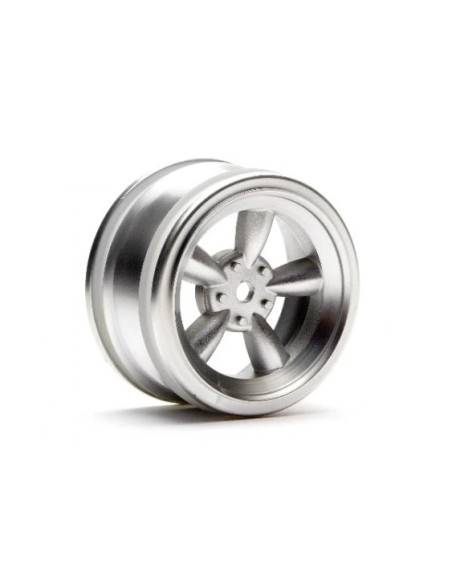 VINTAGE 5 SPOKE WHEEL 26mm MATTE CHROME 0mm OFFSET