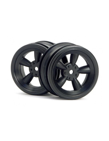 VINTAGE 5 SPOKE WHEEL 26mm BLACK (0mm OFFSET)