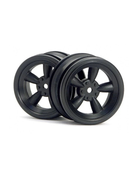 VINTAGE 5 SPOKE WHEEL 26mm BLACK (0mm OFFSET)
