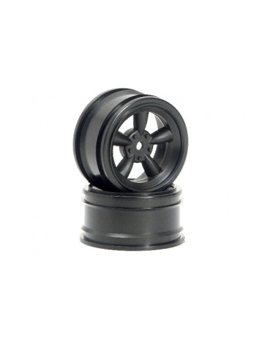 VINTAGE 5 SPOKE WHEEL 26mm BLACK (0mm OFFSET)