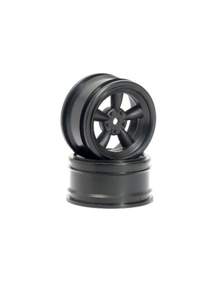 VINTAGE 5 SPOKE WHEEL 26mm BLACK (0mm OFFSET)