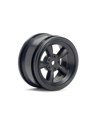 VINTAGE 5 SPOKE WHEEL 26mm BLACK (0mm OFFSET)