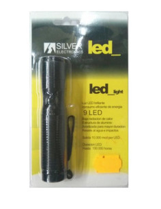 Linterna de 9 LED brillante