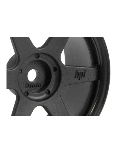 TE37 WHEEL 26mm BLACK (0mm OFFSET)