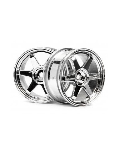 TE37 WHEEL 26MM CHROME (0MM OFFSET)