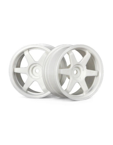 TE37 WHEEL 26mm WHITE (3mm OFFSET)