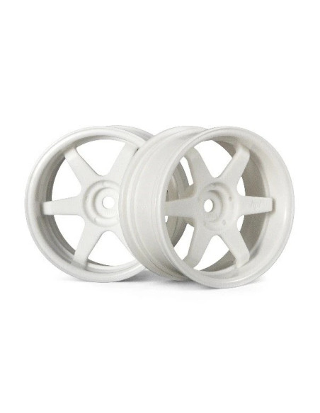 TE37 WHEEL 26mm WHITE (6mm OFFSET)