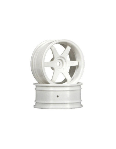 TE37 WHEEL 26mm WHITE (6mm OFFSET)