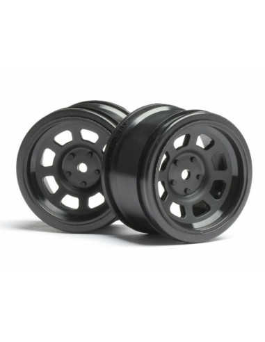 VINTAGE STOCK CAR WHEEL 31mm Black (6mm OFFSET)