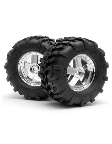 MOUNTED GT TIRE S COMPOUND ON GT5 WHEEL CHROME