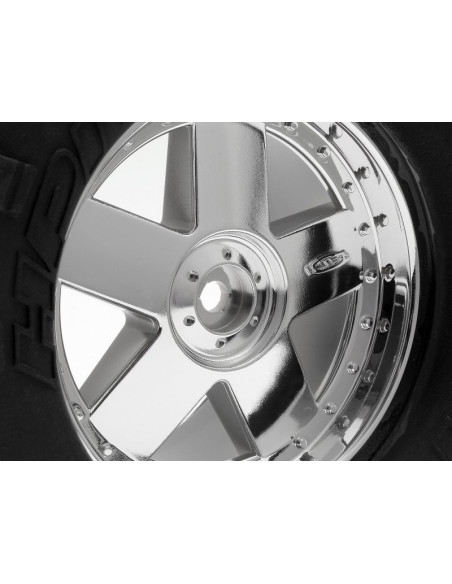 MOUNTED GT TIRE S COMPOUND ON GT5 WHEEL CHROME