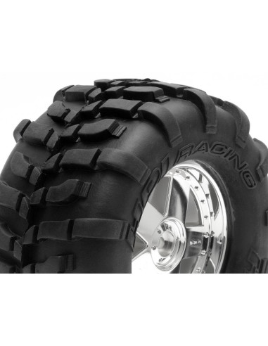 MOUNTED GT TIRE S COMPOUND ON GT5 WHEEL CHROME