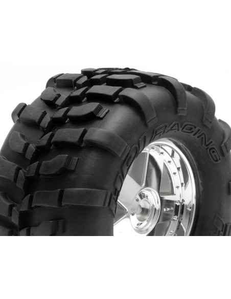 MOUNTED GT TIRE S COMPOUND ON GT5 WHEEL CHROME