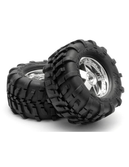 MOUNTED GT TIRE S COMPOUND ON GT5 WHEEL CHROME