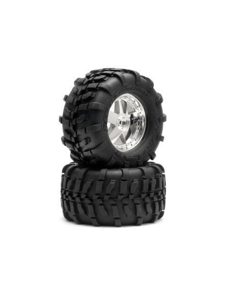 MOUNTED GT TIRE S COMPOUND ON GT5 WHEEL CHROME