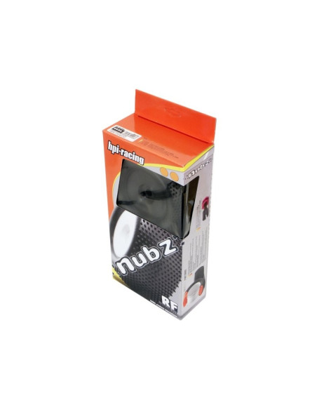 MOUNTED NUBZ TIRE 143x68mm S COMPOUND on DISH WHEEL BLACK