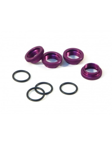 Shock Spring Adjust Nut Purple
