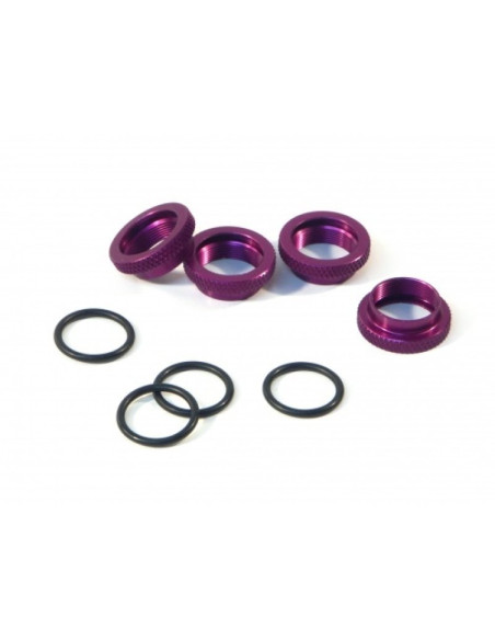 Shock Spring Adjust Nut Purple