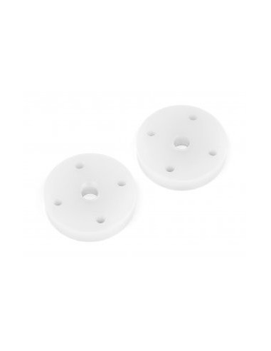 PRECISION PISTON 1.5x4 HOLES (WHITE/2pcs)