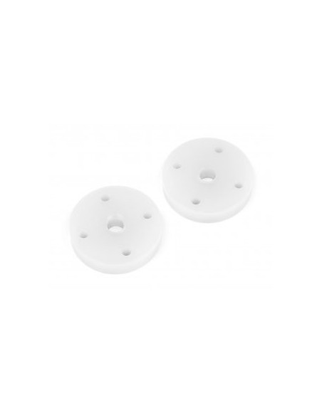 PRECISION PISTON 1.5x4 HOLES (WHITE/2pcs)