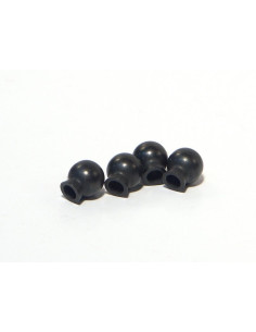 Ball 6,8x7,3x3mm (black)(4pcs)
