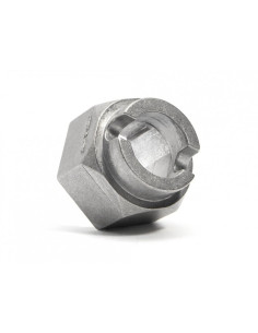 BRAKE HUB (ALLOY CAST/SILVER)