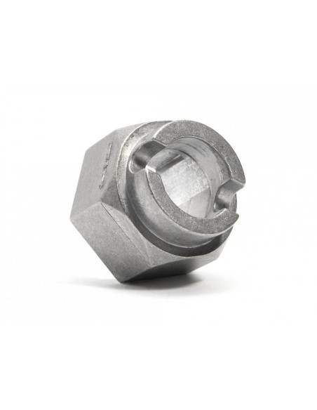 BRAKE HUB (ALLOY CAST/SILVER)