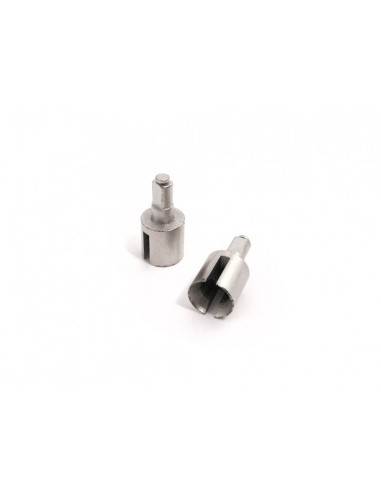 HEAVY-DUTY DIFF SHAFT 5X21MM (SILVER/2 PCS)
