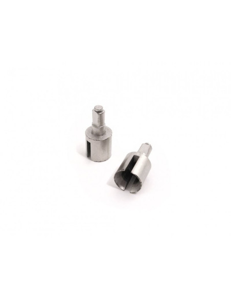 HEAVY-DUTY DIFF SHAFT 5X21MM (SILVER/2 PCS)