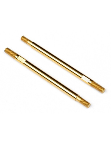 TITANIUM NITRIDE COATED SHOCK SHAFT 3x50mm (2pcs)