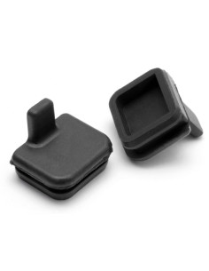 RUBBER CAP 10X11MM (BLACK)