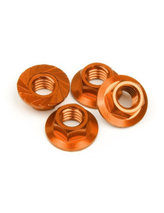 SERRATED FLANGE NUT M4...