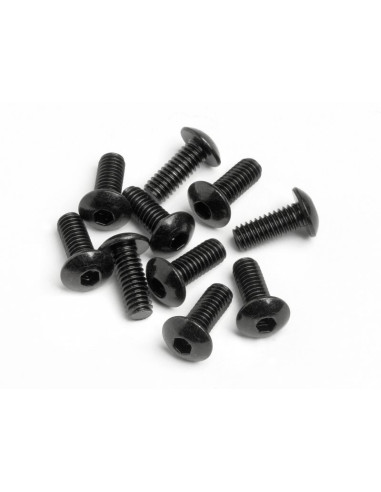 BUTTON HEAD SCREW M4x10mm (Hex Socket/10pcs)