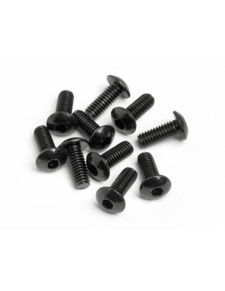 BUTTON HEAD SCREW M4x10mm (Hex Socket/10pcs)